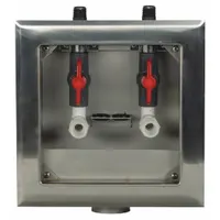 GUY GRAY Outlet Box: 1/2 in FPT, 1/4 in Turn, Center, 8.63 in Box Wd, 11.25 in Box Ht (MPN 82645)