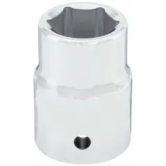This 3/4" drive hand socket features a 7/8" SAE hex size with a 6-point standard configuration. The chrome finish provides corrosion resistance. It is suitable for tightening or loosening hex fasteners in automotive, industrial, and maintenance applications.