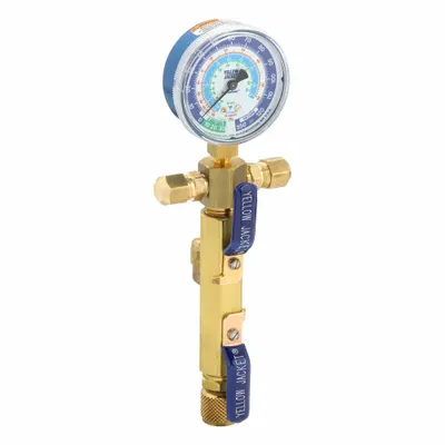 YELLOW JACKET Manifold Gauge: 2 Katup, 0 Selang, Seri SuperEvac - Evacuation Manifolds