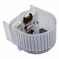 PATLITE Tower Light Module: Steady, 24V DC, White, 80 3/16 mm Overall Dia, 41 3/16 mm Overall Ht (MPN B72100259-7F1)