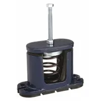 MASON Floor-Mount Vibration Isolator: Spring, 125 lb Capacity, 4 1/2 in Ht, 2 1/8 in Wd, 5 3/4 in Dp