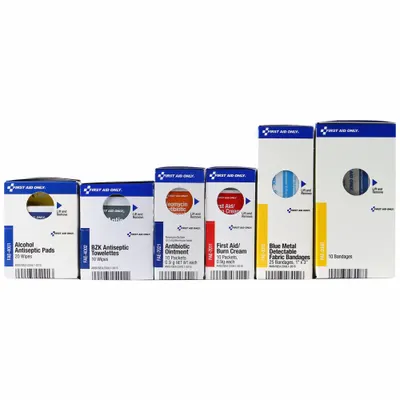 FIRST AID ONLY Isi Ulang atau Kit Lengkap: 105 Komponen, Melayani 50 Orang - Complete First Aid Kit Refills