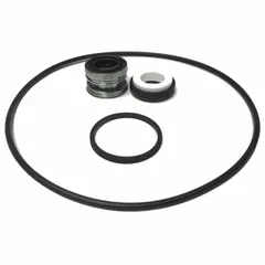 This seal kit and gasket set includes an impeller O-ring and a Viton gasket. It is designed for use with American Stainless Pumps straight centrifugal pumps, specifically model SSPC. The kit provides replacement seals to prevent leaks in fluid handling applications.