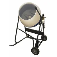 MARSHALLTOWN Corded Concrete Mixer: For use with Concrete, 3 cu ft Drum Capacity, Polyethylene Drum (MPN 300DD-PLTK)