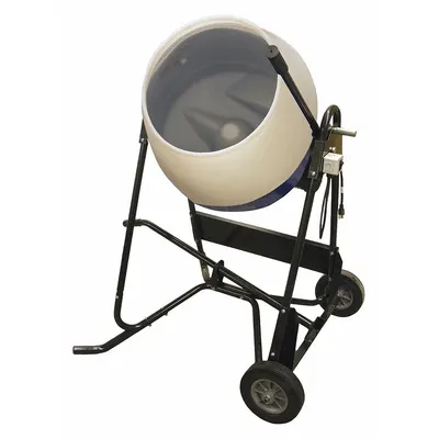 MARSHALLTOWN Pengaduk Beton Bertali: Untuk digunakan dengan Beton, Kapasitas Drum 3 cu ft - Corded Cement Mixers