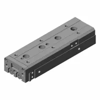 SMC Air Slide Table: 50 mm Stroke Lg, 6 mm Bore Dia, Mfr Part # MXS6L-50, MXSL Series, Metric