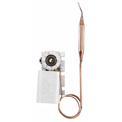 JOHNSON CONTROLS Line Volt Mechanical Tstat: -30° to 100°F, Steel, Fixed, 3°F - Indoor Single-Stage Controls