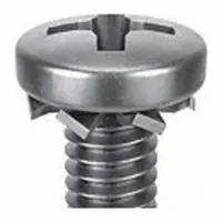 Machine Screws: #10-32 Thread Size, 1 1/4 in Lg, Stainless Steel, Plain, Pan, Phillips, 100 PK (MPN MPPFEIX-100125-100P)