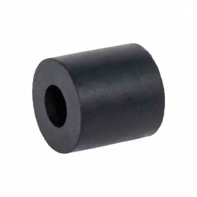 JW WINCO Bumper Karet Berlubang: Silinder, Karet Alam - Plain Bore Vibration-Isolating Mounts