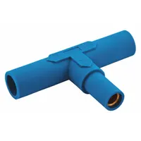 Paralleling Tee: Male-Male-Female, Blue, 600V AC/600V DC, 150 A, Series 15 (MPN HBL15PTBL)