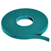 RIP-TIE Hook-and-Loop Cable Tie Roll: 75 ft Lg, 1 in Wd, 50 lb Tensile Strength, Green (MPN W-75-HRL-GN)