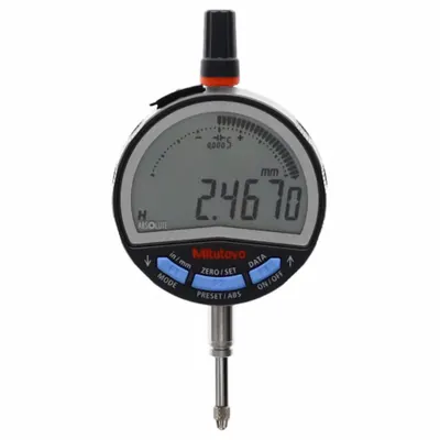 MITUTOYO Indikator Digital: 0 mm hingga 12 mm, Metrik, Akurasi 0,003 mm, IP42 - Digital Indicators with Removable Flat Back
