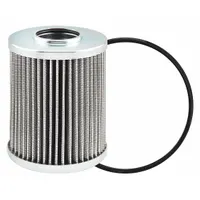 Cartridge-type hydraulic filter element with glass media for removing contaminants from hydraulic fluid systems. Includes O-ring. Inside diameter 1 1/4 in. Compatible with Fairey-Arlon equipment. Used in industrial machinery hydraulic circuits to protect pumps and valves