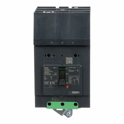SQUARE D Pemutus Sirkuit Kasus Cetakan: 25 A Amps, 100kA pada 120/240V AC, Tetap, ABC - B-Frame Square D Molded Case Circuit Breakers