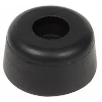 This door-mounted bumper stop protects walls and doors from impact damage in industrial facilities. It is suitable for commercial and manufacturing environments where doors swing open against surfaces, preventing dents and wear