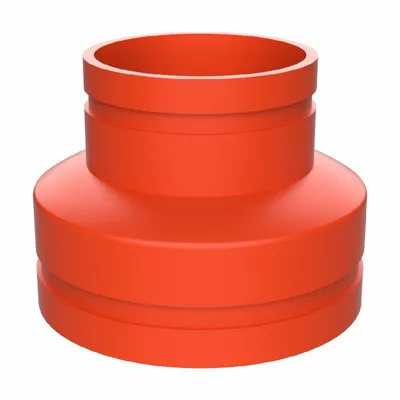Siku Pipa Logam GRUVLOK: Reducer Konsentris, 4 in x 2 in, Beralur x Beralur - Grooved Pipe Fittings