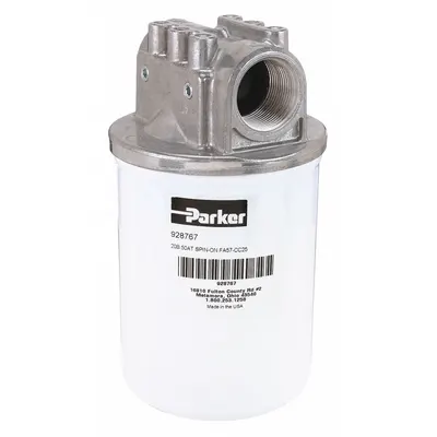 Parker Filter Hidrolik Spin-on: 50 gpm Aliran Maks., 150 psi Tekanan Maks. - Single Head Return Line Hydraulic Filters