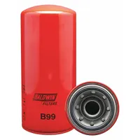 Spin-on oil filter for Demag equipment. Features cellulose media, integral gasket, 1 1/2"-16 thread size, and 12 1/8 in overall height. Interchangeable with FleetGuard LF691A