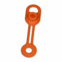 This orange plastic dust cap from TRICO is designed to protect grease fittings from dirt and debris. It features a 1/4"-28 thread size and is suitable for use on lubrication points in machinery and equipment
