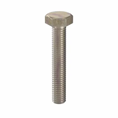 LINDSTROM Sekrup Kepala Heksagonal: Baja, Kelas 10.9, Kuning Seng, M10, Metrik, 60 mm pj - Class 10.9 Steel Hex Head Cap Screws
