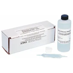 This lab-grade chlorine ion specific standard is supplied as a kit for calibrating chlorine measurement instruments. It is used in water testing applications to ensure accurate chlorine analysis.