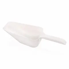 Polystyrene Lab Scoop, 1 L Capacity, White, FDA Compliant