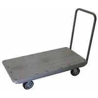 R.W. ROGERS Platform Truck: 2,000 lb, 65 in L x 34 in W x 40 1/2 in H Overall Dim., Gray, Plastic (MPN RWR-FB-NN3060)
