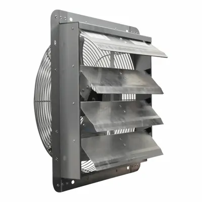 CANARM Kipas Rana Galvanis: 18 in Bilah, 3 Kecepatan, 1/15 hp, Motor Terbuka Total dengan Aliran Udara - Quick-Install Plug-In Shutter-Mount Exhaust Fans