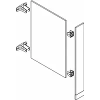 APPROVED VENDOR Urinal Screen: Stainless Steel, Satin, Silver, 70 in Ht, 7 in Wd, 36 in Overall Dp