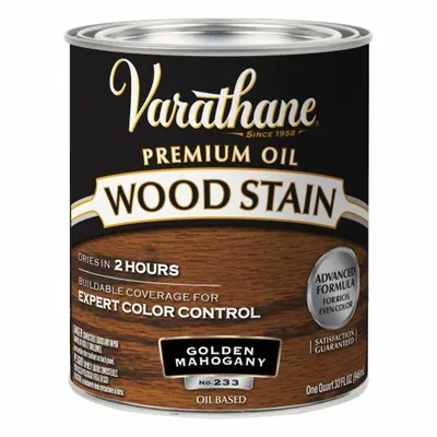VARATHANE Noda Kayu: Noda Kayu, Interior, Minyak, Ukuran Wadah 1 qt, Kayu, Satin - Wood Stains