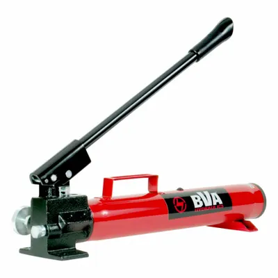 BVA HYDRAULICS Hydraulic Hand Pump: 2 Stages, Single Acting, 200 psi Max. Pressure 1st Stage - Hand Pumps for Hydraulic Fluids