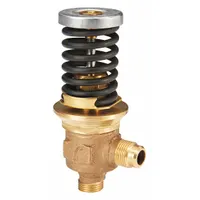 JOHNSON CONTROLS Pneumatically Actuated Diaphragm Valve: 1/2 in, Brass, 2-Way, Flare x Flare (MPN V-3966-1002)