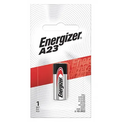 ENERGIZER Baterai: Ukuran Baterai A23, Alkaline, Kapasitas 50 mAh - 21/23