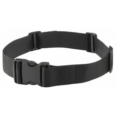 Black polyester standard belt accessory for 3M PAPR systems. Secures the power supply unit to the user's waist for respiratory protection in industrial environments.