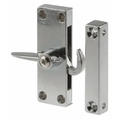 PRIME-LINE Kit Kait: Kait dan Penahan, Tinggi Keseluruhan 2 3/4 in, Panjang Keseluruhan 1 in - Screen Door Hardware