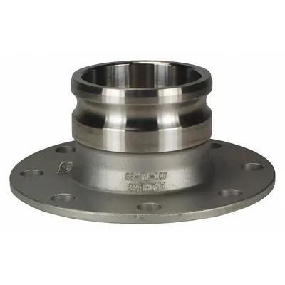 ADAPTOR KAM DAN ALUR DIXON VALVE & COUPLING: Ukuran Kopling 4 in, Tekanan Kerja Maks. 100 psi @ 70 F - Type AL Stainless Steel Cam & Groove Fittings