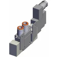 Solenoid Valve: SY7000 Series, Single Solenoid, Five-Way / Two-Position, 5 Ports, 24V DC, SY7000 (MPN SY7120-5DZ-C8-F2)