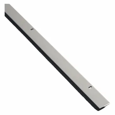 NATIONAL GUARD Door Weatherstripping: Flat Insert, 8 ft Lg, 1 in Wd - Metal Leaf Weatherstripping