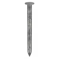 BOSTITCH Roofing Nails,1 1/2" L,Galvanized,PK7200: Roofing Nails, Flat, Smooth, Steel, 7,200 PK (MPN CR4DGAL)