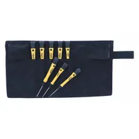 WIHA ESD Safe Precision Screwdriver Set: 1-10 Pieces, 8 Pieces, Phillips/Slotted Tip, Ergonomic Grip (MPN 27396)