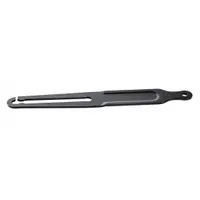 This hold open arm is a replacement component for refrigerators and freezers. It secures a door in an open position to facilitate loading, unloading, or maintenance tasks