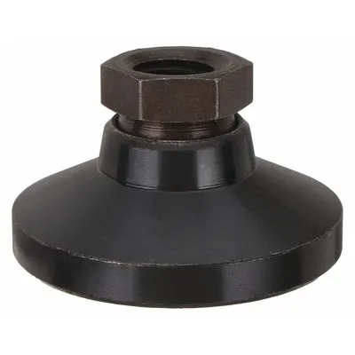 LEVEL-IT Dudukan Perataan Ujung Betina: Tanpa Baut Ayun, Baja, Ukuran Ulir 1/2"-13 - Swivel Female Leveling Mounts