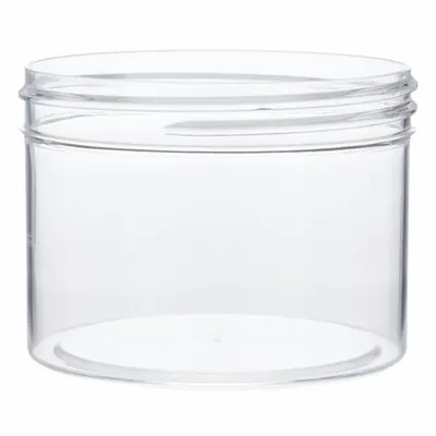 QORPAK Toples Laboratorium: Polistirena, 8 fl oz, Diameter Badan 88.9 mm, Ukuran Penutup Sekrup 89-400 mm - Polystyrene Lab Jars