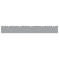 Bi-metal band saw blade from the TENNAX-PRO series, 11 ft length, 1 in width, with a hook cutting edge and 8/12 variable tooth pitch. Designed for cutting structural shapes such as beams and channels in metal fabrication and construction.