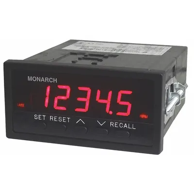 MONARCH Takometer Panel: RPM Minimum 5 RPM, RPM Maksimum 999,999 RPM, Akurasi RPM 0.001% dari Pembacaan - Panel Mount Tachometers