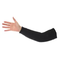 Heat-Resistant Sleeve: 18 in Sleeve Lg, L, Black, Knit Cuff, 2 PK (MPN 1364K-18)