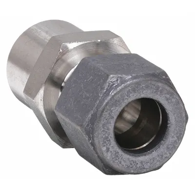 Adaptor Fitting Kompresi PARKER: 1/2 in OD x 1/2 in OD Ukuran Fitting - Single-Ferrule Stainless Steel Fittings