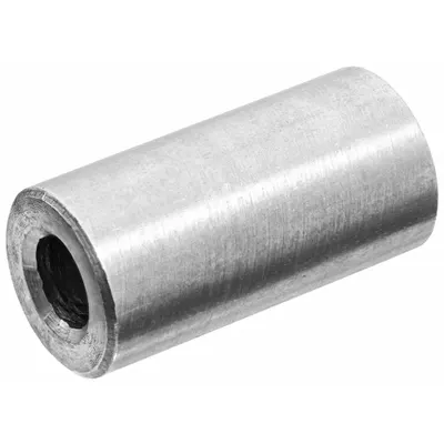 USA INDUSTRIALS Spacer: Ukuran Sekrup #6, 1/8 in Panjang Keseluruhan, Bulat, Baja Tahan Karat - Stainless Steel Spacers