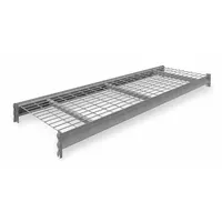 TENNSCO Shelf: 72 in x 24 in, 14 ga Beams, 5 AWG Decking, Galvanized Wire, 2,750 lb Load Capacity (MPN 6940)
