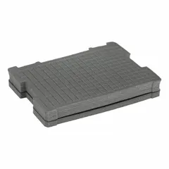 Customizable foam insert for TSTAK modular tool storage systems. This black foam block can be cut to create custom compartments for organizing and protecting tools during transport or storage. Measures 13 inches wide by 4 inches high by 20 inches long.